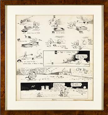 GEORGE HERRIMAN (1880-1944) A Buggy Full of Clay... Krazy Kat Sunday Comic Strip
